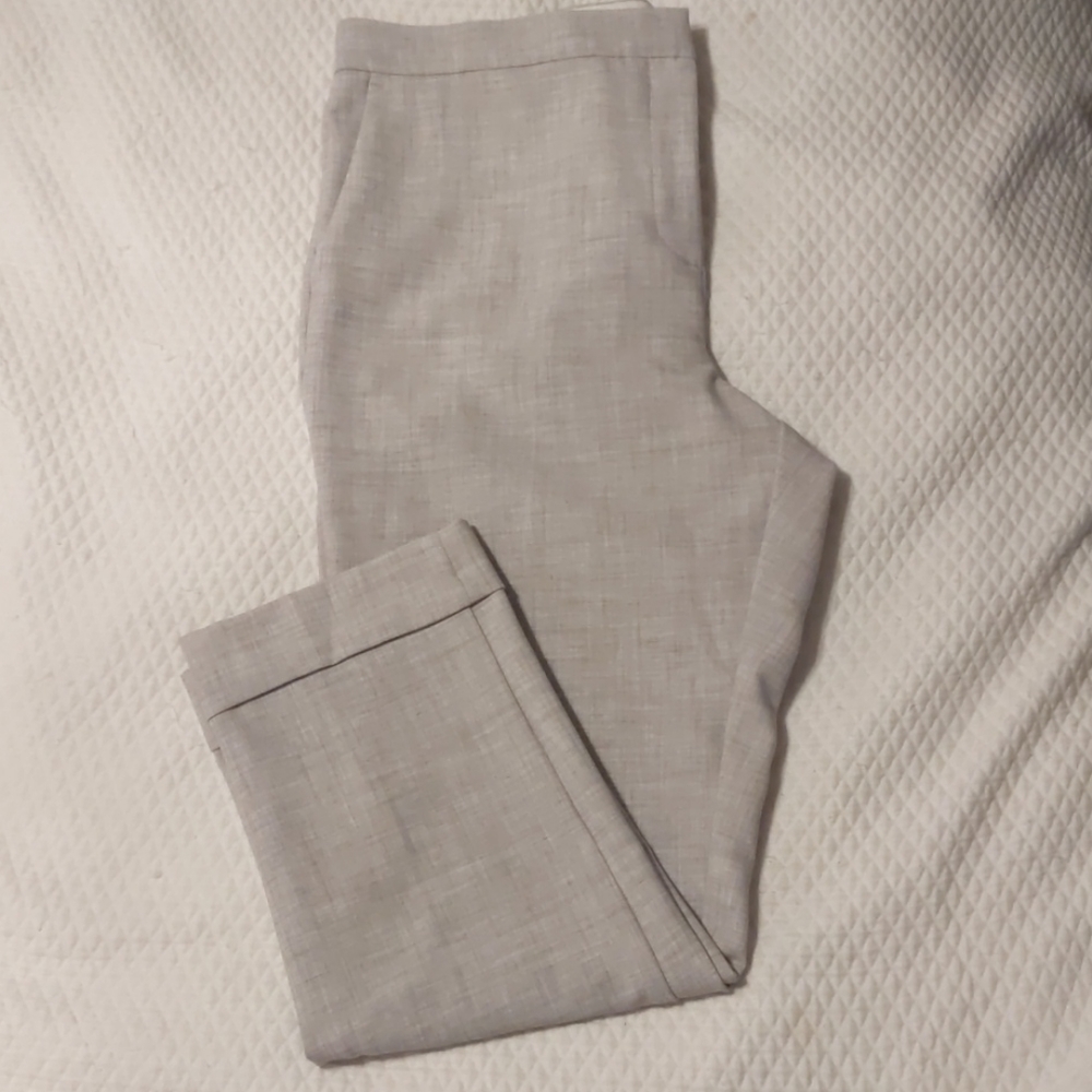 Light gray trousers